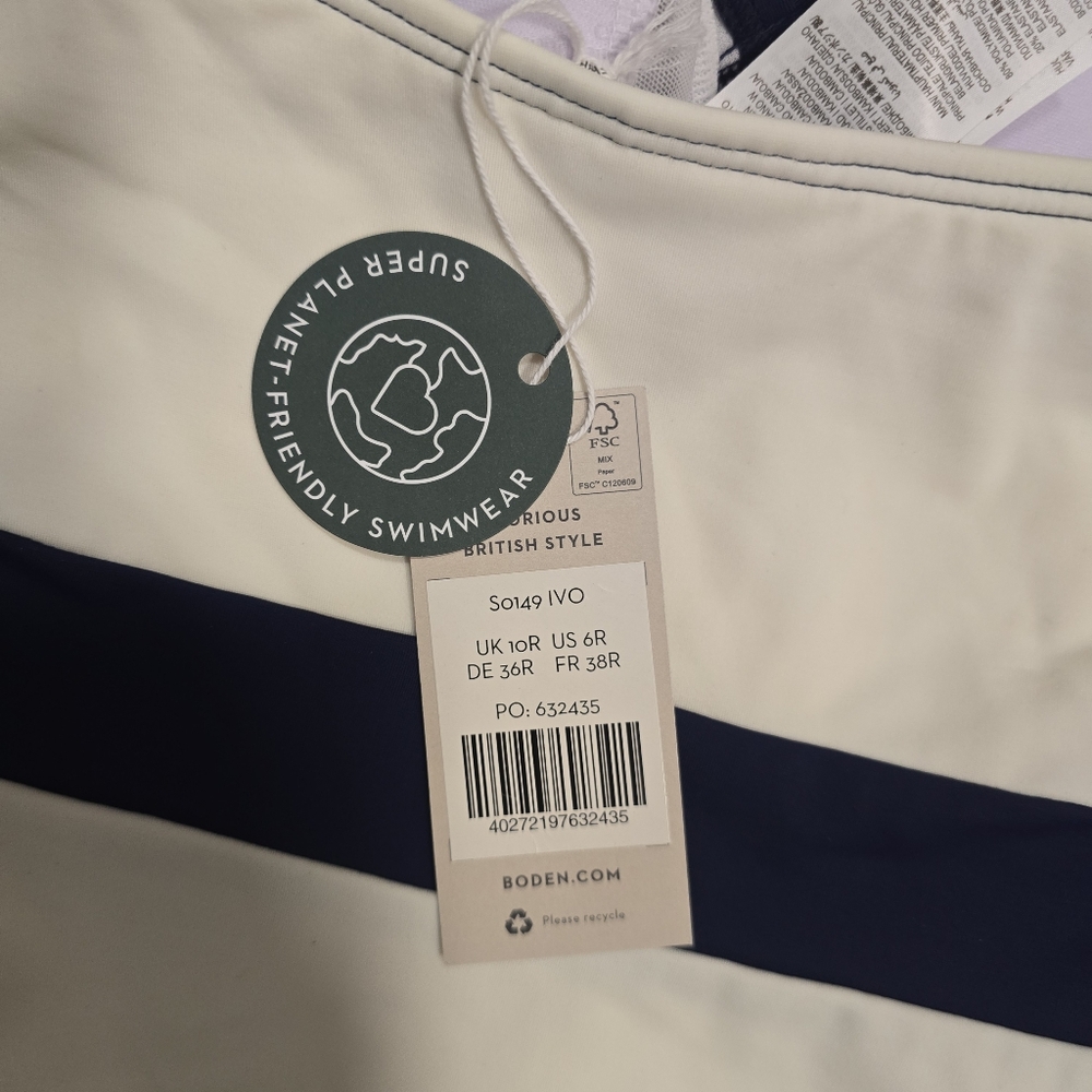 NWT BODEN Kefalonia Halterneck Swimsuit - Picture 6 of 8
